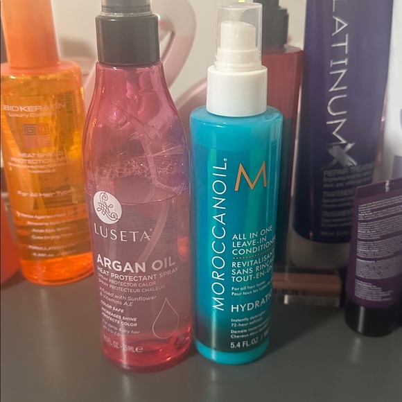 18 pieces Hair Care Set - Blonde + Travel Mini Straightener + body tan - Picture 4 of 7